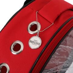 Cattie Astrovis Model Astronot Taşıma Çantası 22 x 35 x 42 cm Kırmızı