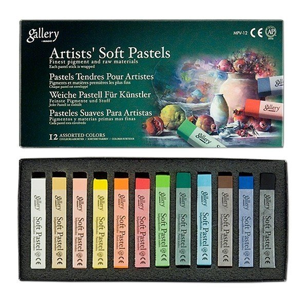 Gallery 1/1 Kuru Pastel 12'li Karton Kutu