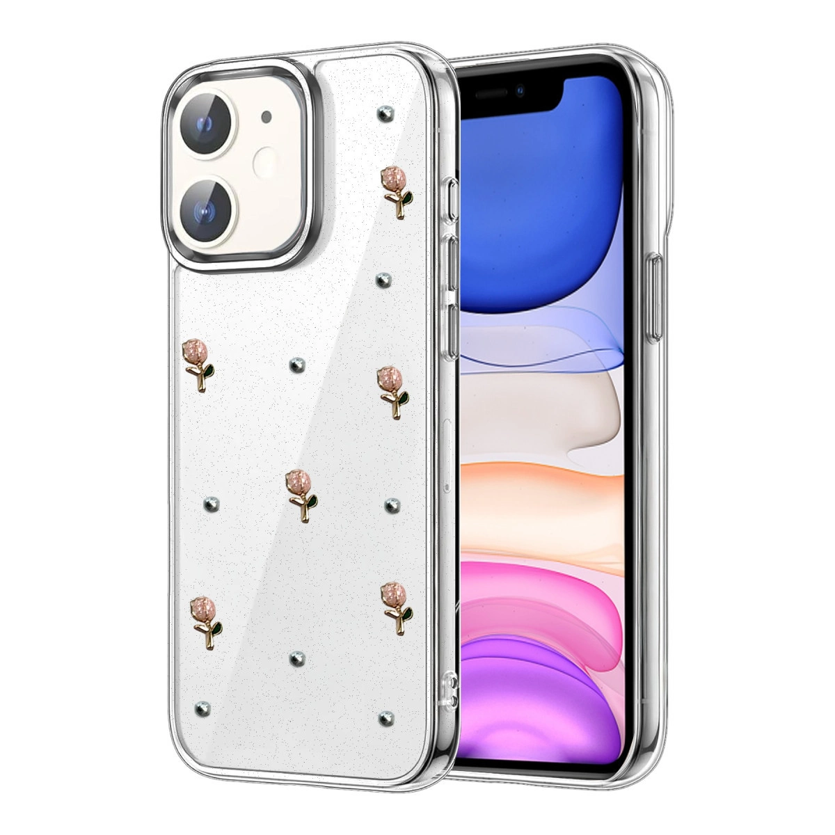 İphone 11 Fiyonk Desenli Kapak - Desen 6