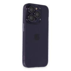 İphone 14 Pro Max Kılıf Luko Lens Silikon - Siyah