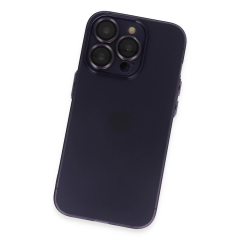 İphone 14 Pro Max Kılıf Luko Lens Silikon - Siyah