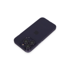 İphone 14 Pro Max Kılıf Luko Lens Silikon - Siyah