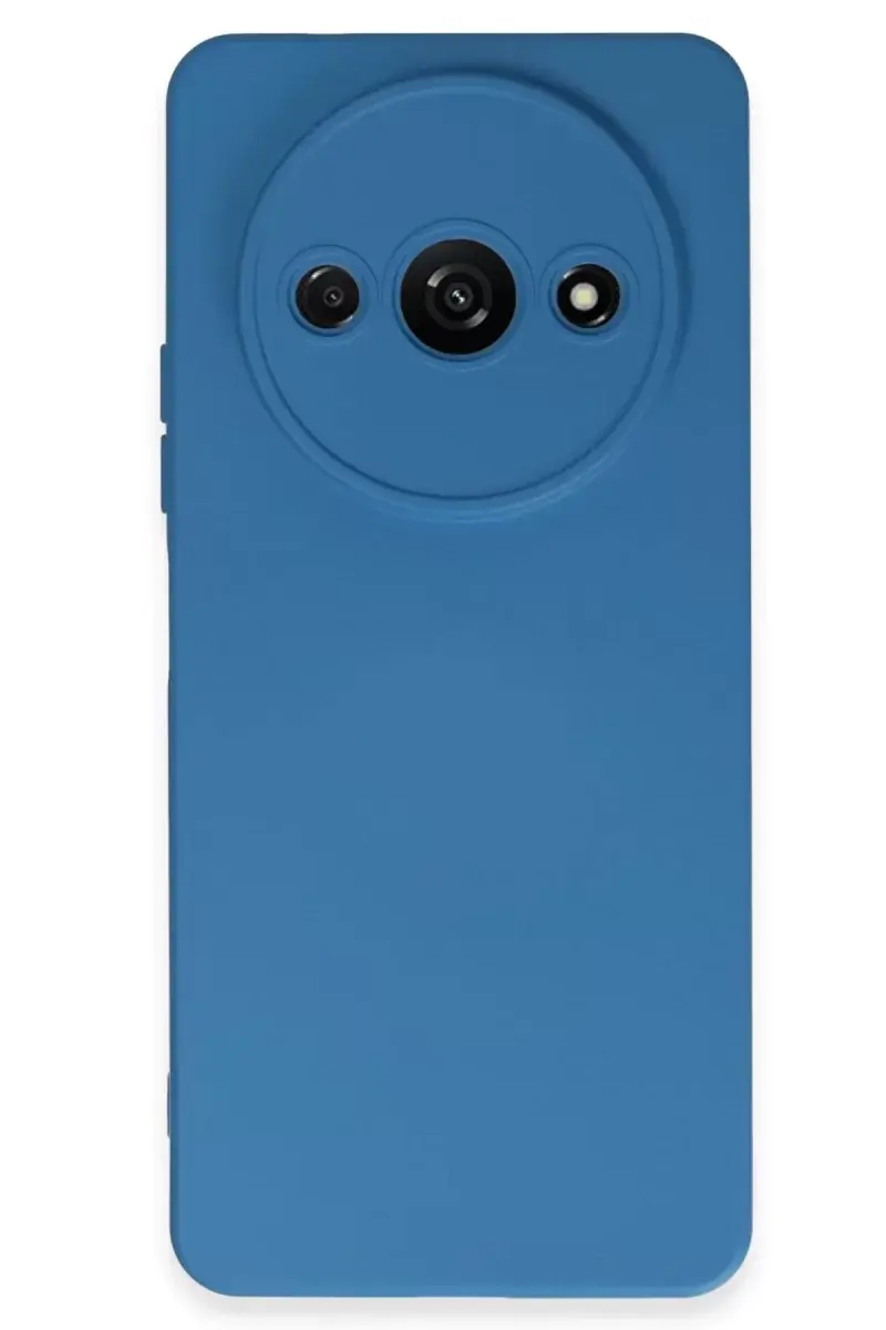Newface Xiaomi Redmi A3 4g Kılıf Nano İçi Kadife Silikon - Mavi