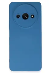 Newface Xiaomi Redmi A3 4g Kılıf Nano İçi Kadife Silikon - Mavi