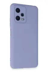 Newface Xiaomi Redmi Note 12 5g Kılıf Nano İçi Kadife Silikon - Lila