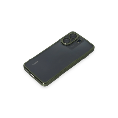 Xiaomi Redmi 13c Kılıf Razer Lensli Silikon - Yeşil
