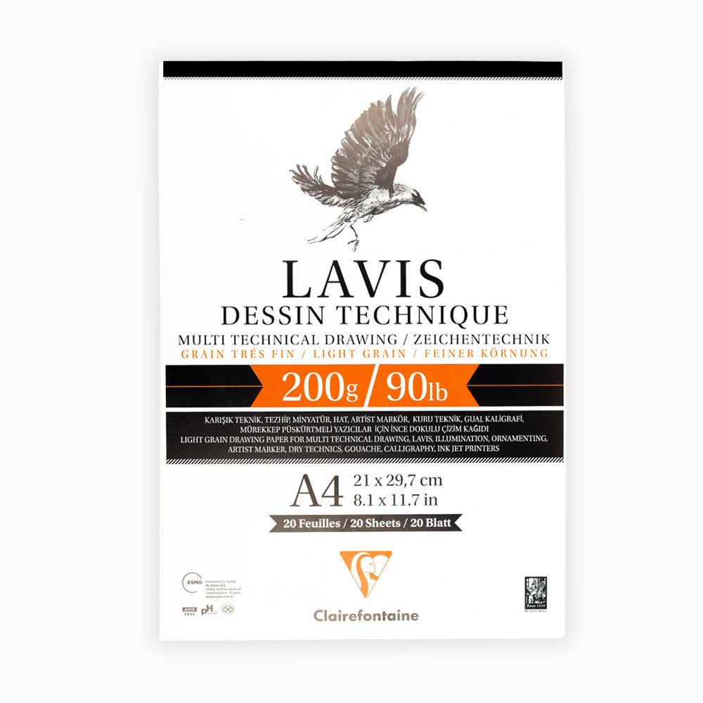 Lavis Çok Amaçlı Çizm Blok 200gr A4 20 Yaprak