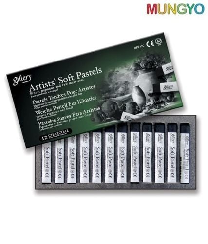 Gallery 1/1 Kuru Pastel 12'li Charcoal