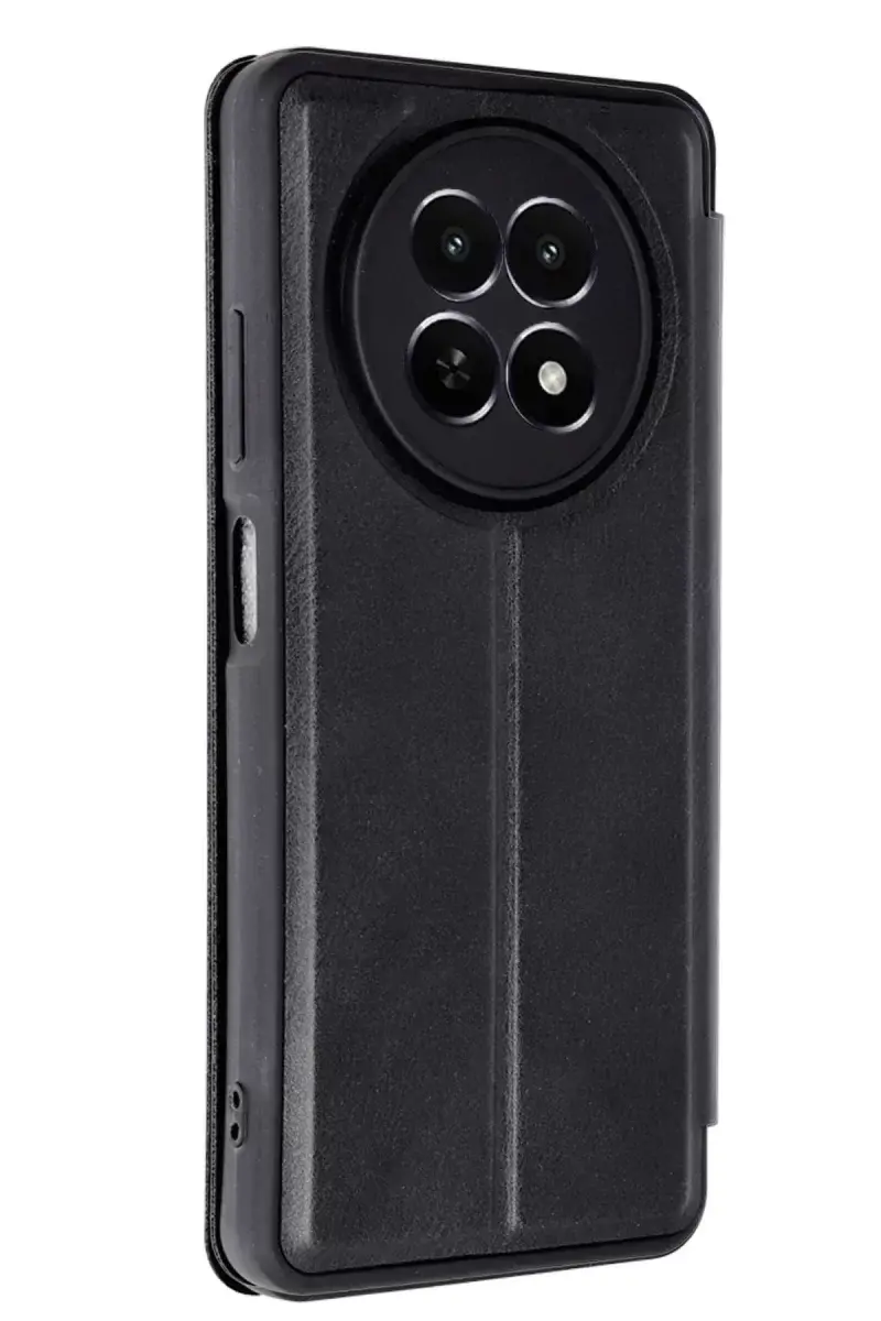 Newface Realme 12 5g Kılıf Flip Cover - Siyah