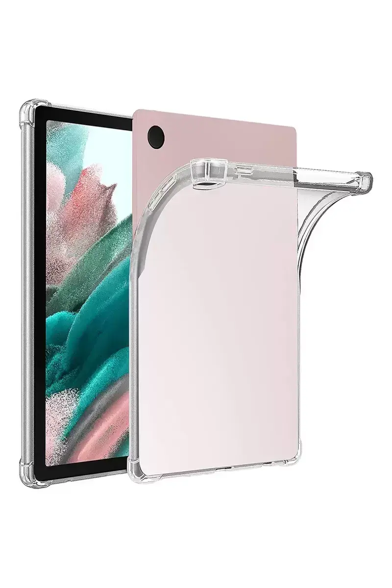 Newface Samsung Galaxy Tab A9 Kılıf Anti Shock Tablet Silikon - Şeffaf