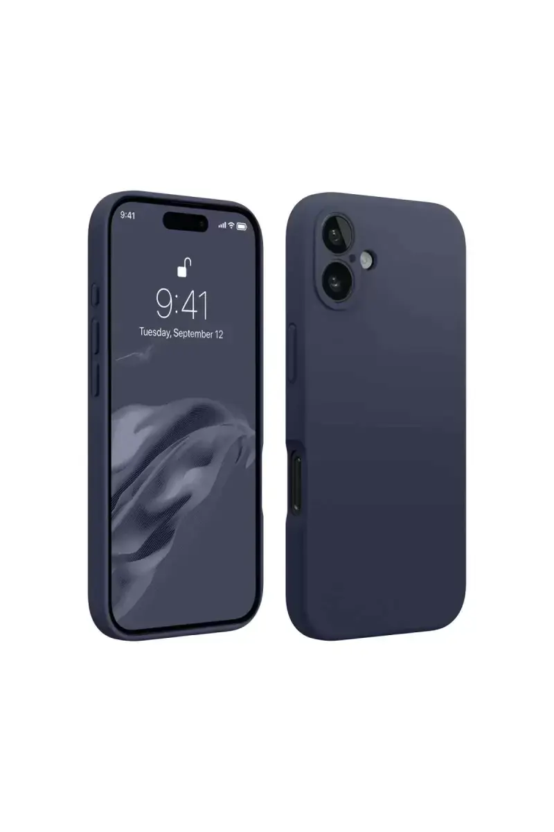 Newface Apple İphone 16 Plus Kılıf First Silikon - Lacivert