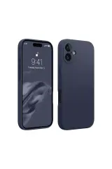 Newface Apple İphone 16 Plus Kılıf First Silikon - Lacivert