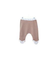 AyBaby AY806 Ayı Kafalı Patikli Pantolon - Kahve