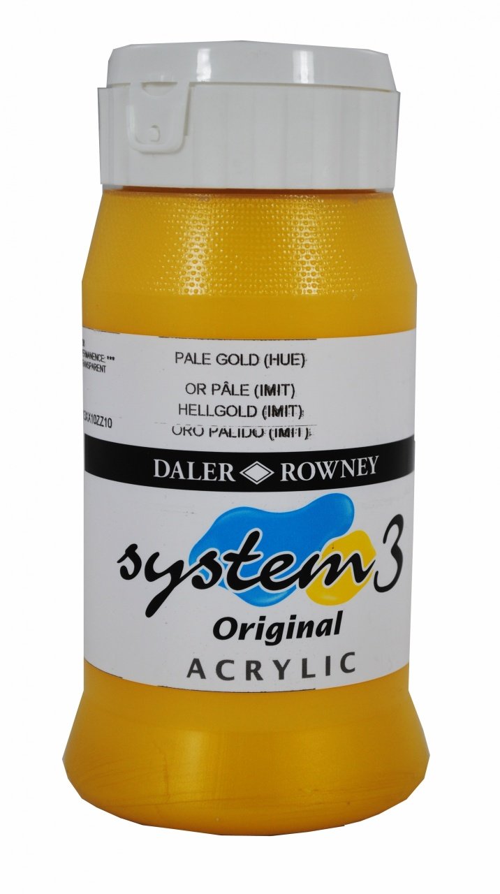 System 3 Akrilik Boya 500ml N:708 Pale Gold Hue