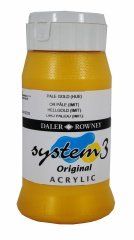 System 3 Akrilik Boya 500ml N:708 Pale Gold Hue