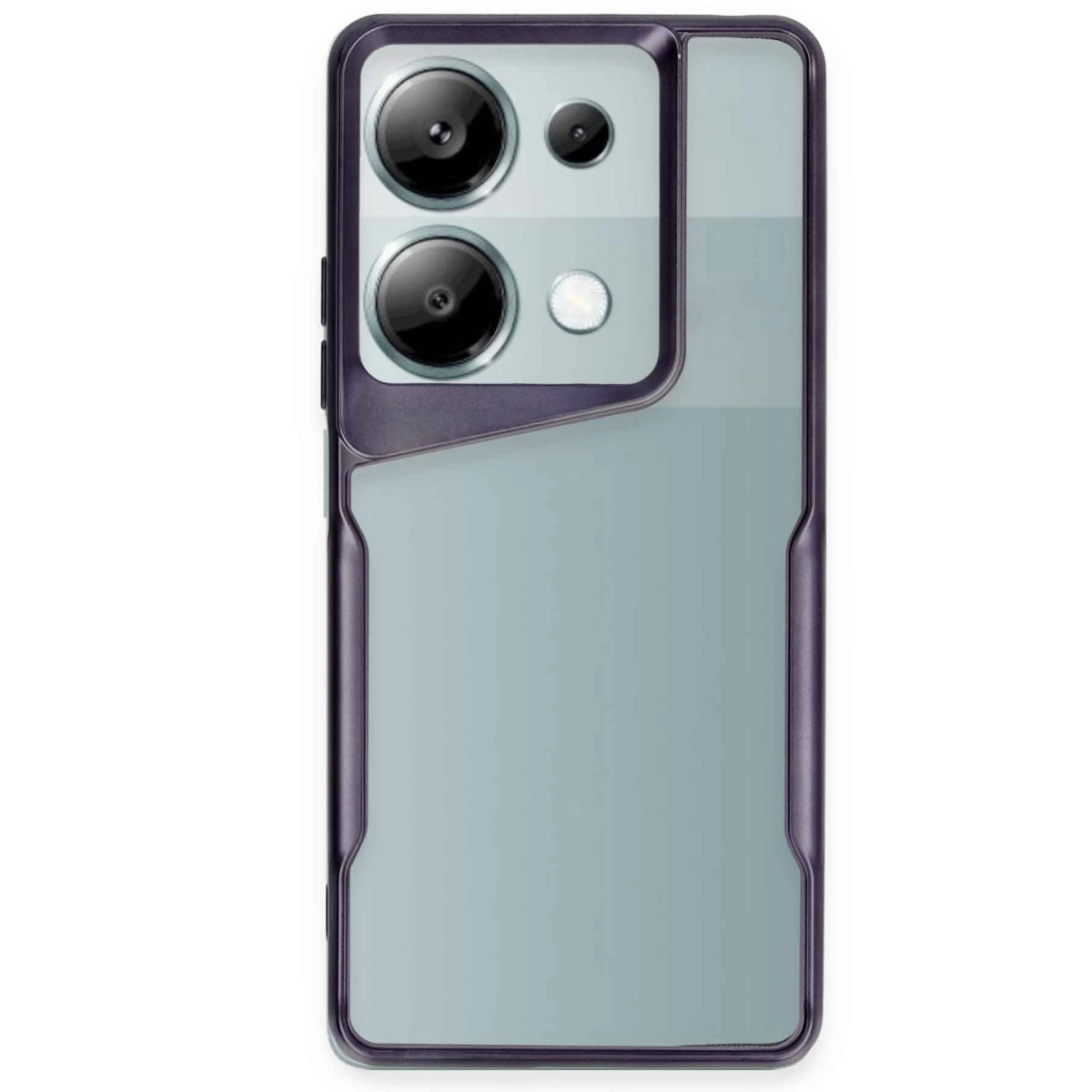 Xiaomi Redmi Note 13 Pro 4g Kılıf Boyi Silikon Kapak - Derin Mor