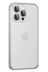 Joko Apple İphone 15 Pro Metal Bumper Mat Kapak - Gri