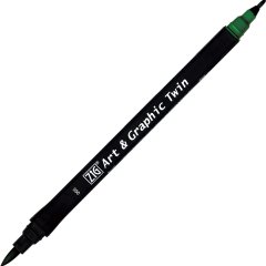 Art & Graphic Twin - Green - 005