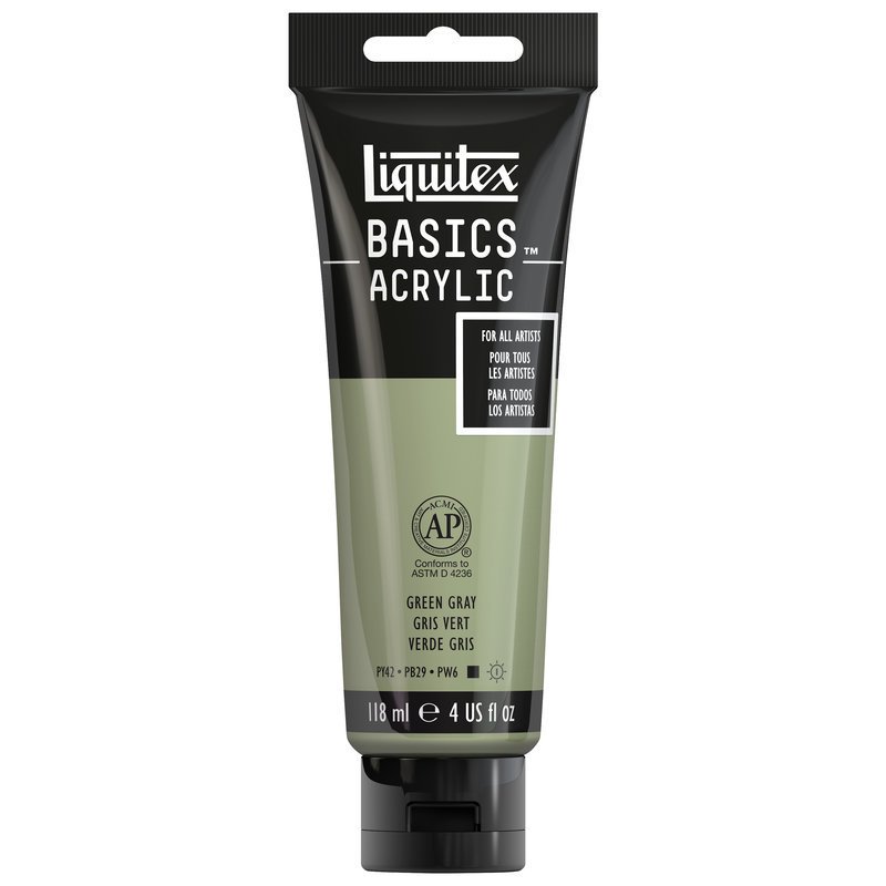 Basics Akrilik 118ml - Green Gray N:205