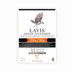 Lavis Çok Amaçlı Çizm Blok 200gr A5 20 Yaprak
