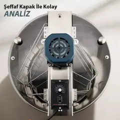 Powermaster Pm-29125 Elektrikli 3 Çerçeveli Paslanmaz Çelik Petek Bal Süzme Makinesi Hız Ayarlı