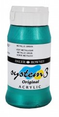 System 3 Akrilik Boya 500ml N:719 Metallic Green