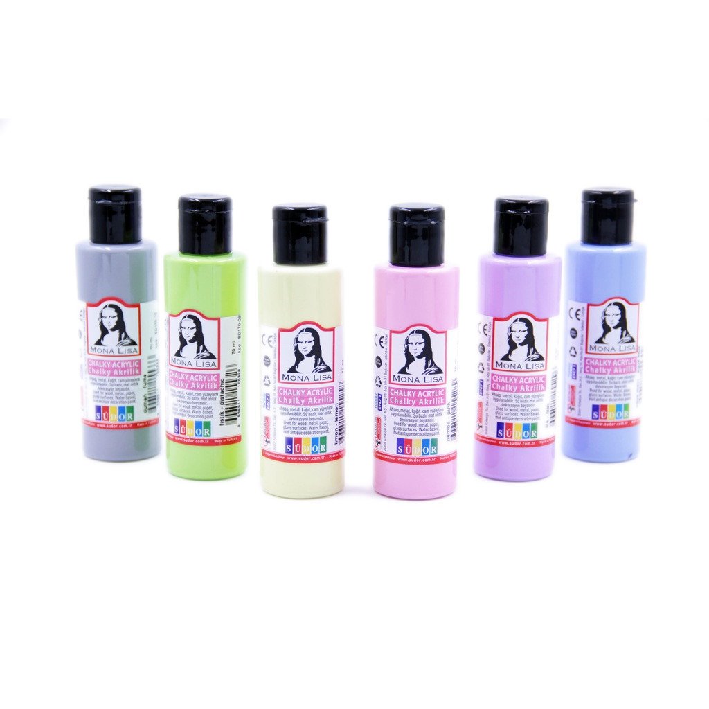 Mona Lisa Chalky Akrilik Boya Pastel Tonlar 6x70ml