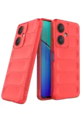 Newface Vivo Y27 Kılıf Optimum Silikon - Kırmızı