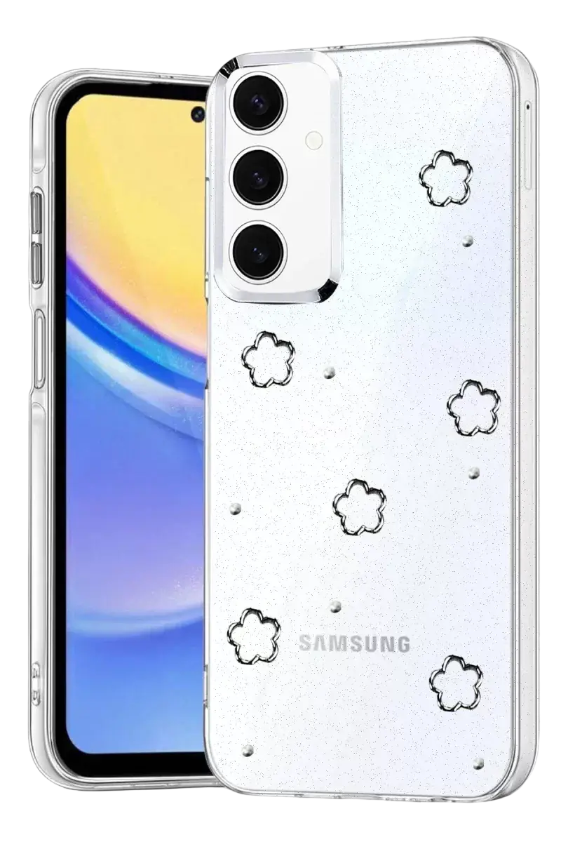 Newface Samsung Galaxy A15 4g Fiyonk Desenli Kapak - Desen 8