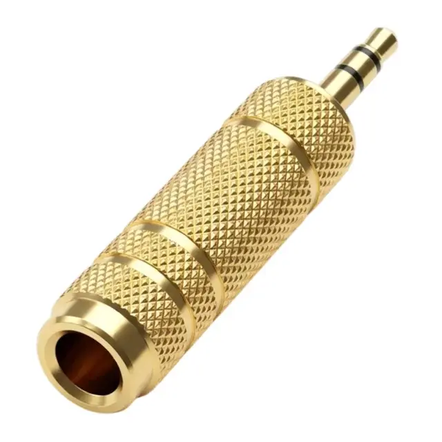 Powermaster Pm-29964 3.5 Mm Stereo Erkek-1 Dişi 6.3 Mm Metal Jack (6.3 Mm-3.5mm Çevirici)