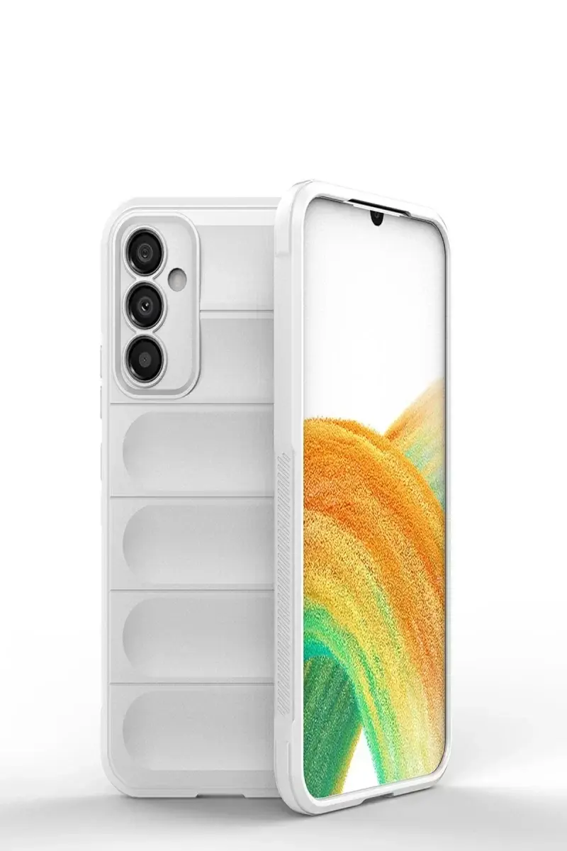 Newface Samsung Galaxy A15 4g Kılıf Optimum Silikon - Krem