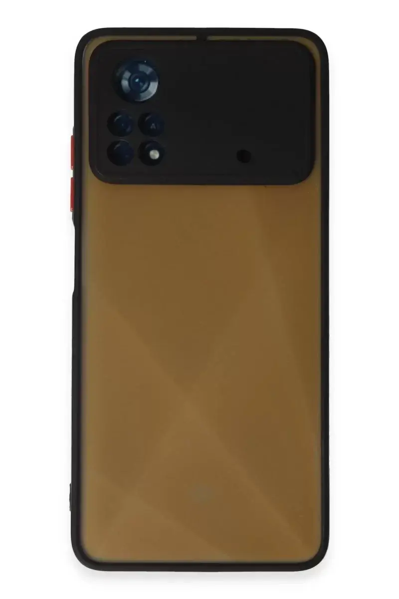 Newface Xiaomi Poco X4 Pro 5g Kılıf Montreal Silikon Kapak - Siyah