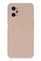 Newface Realme 9i 4g Kılıf Nano İçi Kadife Silikon - Pudra