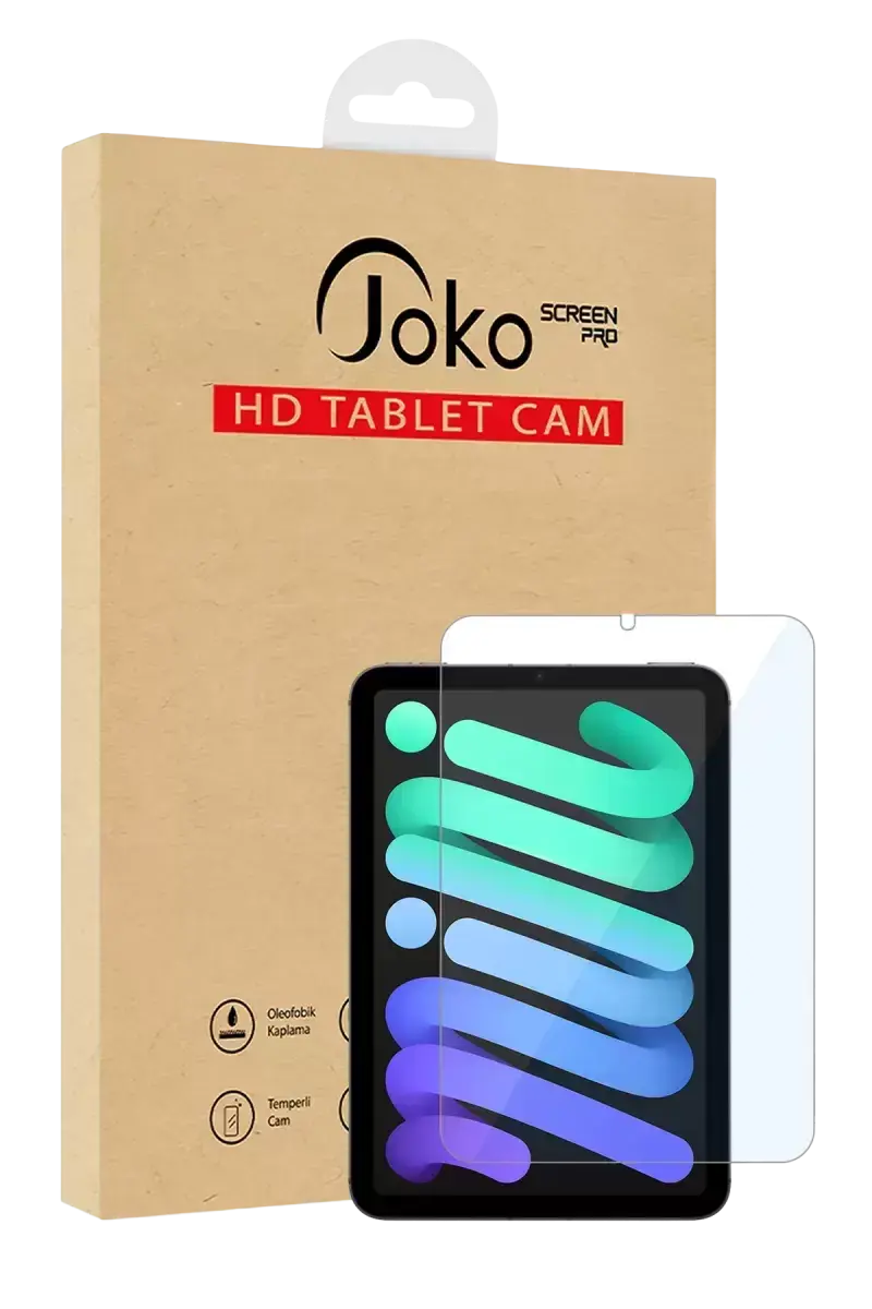 Joko Apple İpad Mini 3 Hd Tablet Cam Ekran Koruyucu - Şeffaf