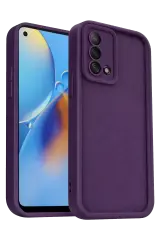 Newface Oppo A74 4g Kılıf Viera Silikon - Mürdüm