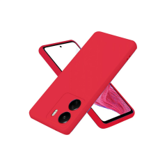 Xiaomi Redmi 13c Kılıf First Silikon - Kırmızı