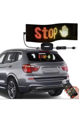 Led Panel Cama Yapışan Telefon Kontrollü Led Ekran Panel 16*64 Led Sayısı