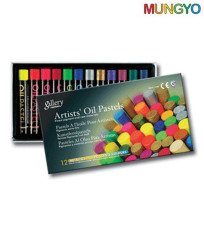 Gallery 12'li Yağlı Pastel Set Metalik Fosforlu Renkler