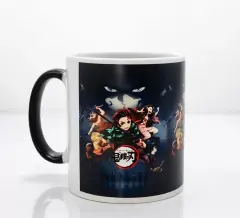 Porselen Renk Değiştiren Demon Slayer Kupa Bardak - Model 2