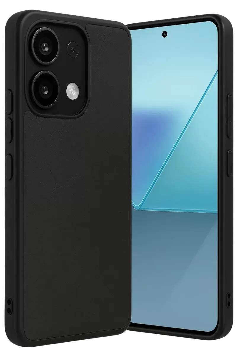 Newface Xiaomi Redmi Note 13 Pro 4g Kılıf Aras Deri Kapak - Siyah