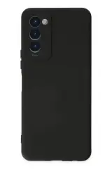 Newface Tecno Camon 18 Kılıf Nano İçi Kadife Silikon - Siyah