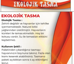 Ekolojik Tasma - Pire Tasması - 40 Cm