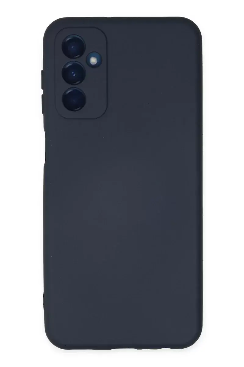 Newface Samsung Galaxy M23 Kılıf Nano İçi Kadife Silikon - Lacivert