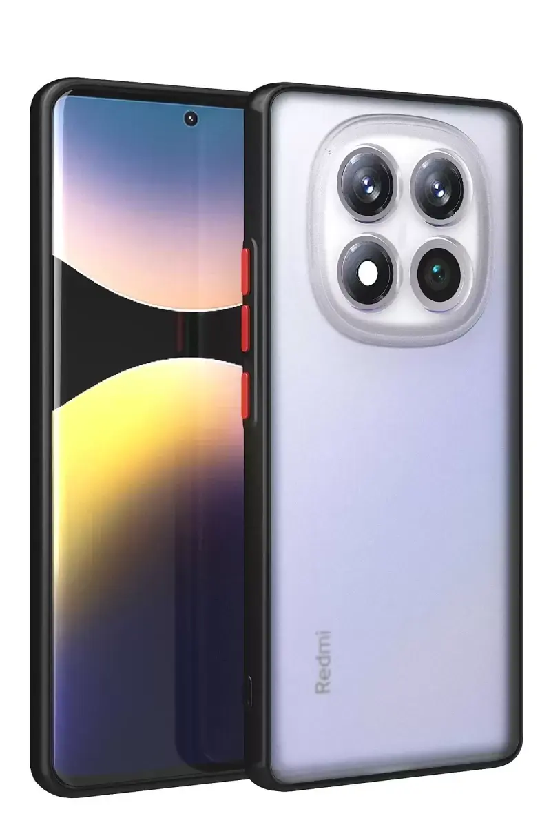 Newface Xiaomi Redmi Note 14 Pro 4g Kılıf Montreal Silikon Kapak - Siyah