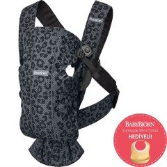 BabyBjörn Kanguru Mini 3D Mesh / Anthracite Leopard