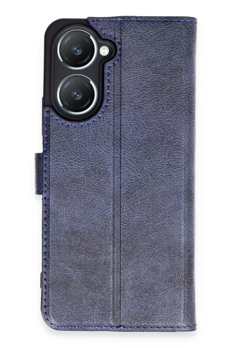 Newface Vivo Y18 Kılıf Trend S Plus Kapaklı Kılıf - Lacivert