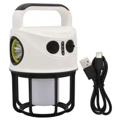 Powermaster Ch-22025 Çift Işıklı Kamp Lambası El Feneri Powerbank Özellikli (gün Işığı - Beyaz)