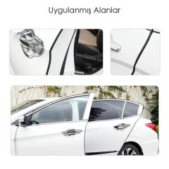 Powermaster Pm-26300 Araç İçi Dışı U Tipi Geçmeli 4 Metre Koruyucu Dekoratif Esnek Çıta
