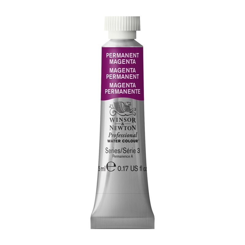 Profesyonel Tüp Suluboya - Permanent Magenta - 5ml - Seri 3