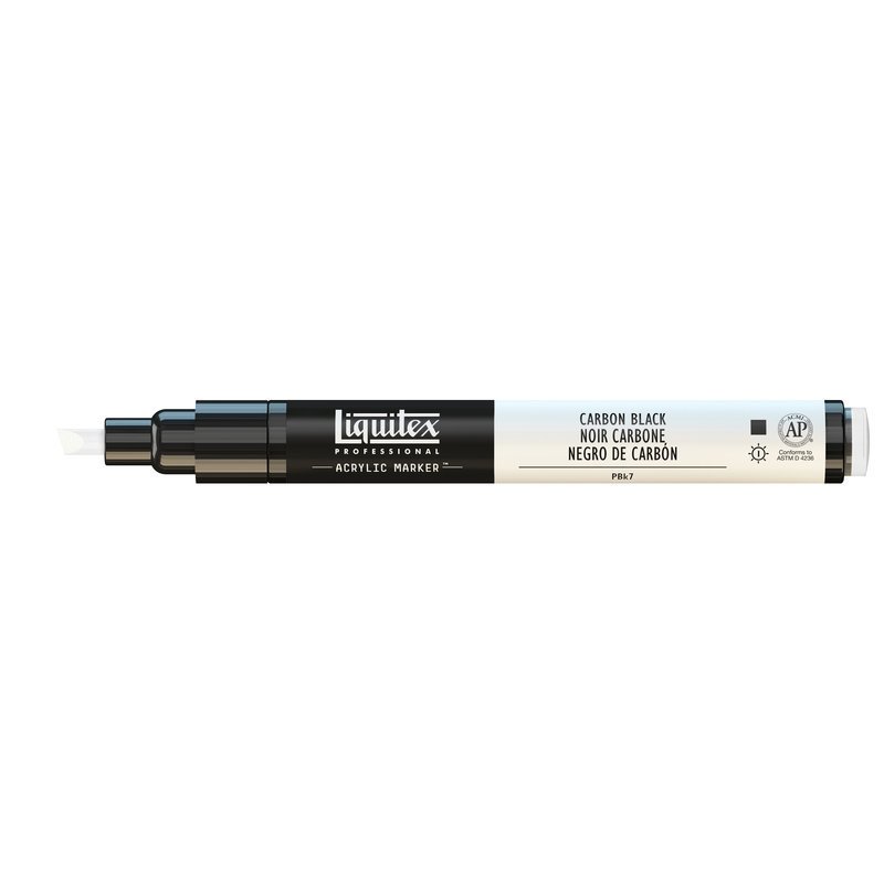 Akrilik Kalem - 2-4mm - Carbon Black